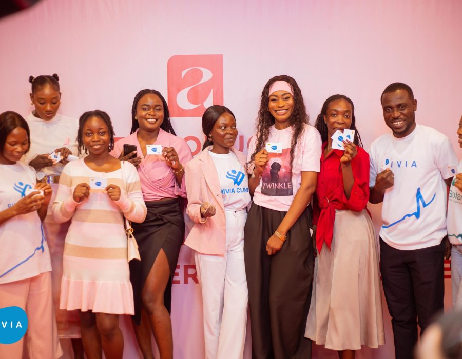 Happy Rivia members with the team